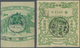 China - Besonderheiten: Express Letter Stamps: 1906, 10 C. Grass Green, Section C Canc. Bisected Bil - Sonstige & Ohne Zuordnung