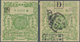 China - Besonderheiten: Express Letter Stamps: 1906, 10 C. Grass Green, Section C Canc. Bisected Bil - Sonstige & Ohne Zuordnung