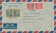 China - Taiwan (Formosa): 1947/48, Three Airmail Covers W. Ovpt. Stamps Resp. SYS Palmtree, To New Y - Autres & Non Classés
