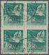 China - Taiwan (Formosa): 1952, $50 On Flying Geese, A Block Of Four Canc. "TAIPEI 12 I 53", Splendi - Sonstige & Ohne Zuordnung