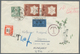 China - Volksrepublik: 1958, Cooperation 22 F. (pair) W. 2 F. Tied "CHANGCHUn (3) 27.9.58" To Illust - Sonstige & Ohne Zuordnung