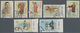 China - Volksrepublik: 1960 - 1962, Goldfish, Complete Set Used (back Partly Tinted) And Mei Lan Fan - Sonstige & Ohne Zuordnung