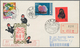 China - Volksrepublik: 1980, Gold Red Ape FDC With Uprate As Registered Printed Matter To Germany Ti - Sonstige & Ohne Zuordnung
