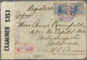 Japanische Post In China: 1918. Registered Envelope Addressed To The United States Bearing Japan SG - 1943-45 Shanghai & Nanjing