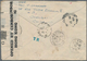 Japanische Besetzung  WK II - China - Zentralchina / Central China: 1940, $4.90 Franking Tied "SHANG - 1943-45 Shanghai & Nanjing