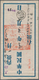 Japanische Besetzung  WK II - China - Zentralchina / Central China: 1943, $1/8 C. (vertical Strip-3) - 1943-45 Shanghai & Nanjing