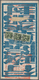 Japanische Besetzung  WK II - China - Zentralchina / Central China: 1943, $1/8 C. (vertical Strip-3) - 1943-45 Shanghai & Nanjing