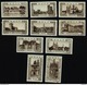 Lot Vignettes SNCF : St Jean D'Angély , Cognac , Niort , La Roche Sur Yon , Les Sables D'Olonne , .... (Art. N° 588-3) - Other & Unclassified