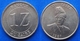 ZAIRE - 1 Zaire 1987 KM# 13 Republic (1971-1997) - Edelweiss Coins - Zaïre (1971-97)