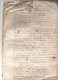 Acte Notarial Notaire Cachet Généralité Poitiers Trois Sols Maisonneuve Ste Hermine 4 P. 1759 - Matasellos Generales