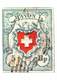 Rayon 1 Mit Kreuzeinfassung - Reproduction Timbre 1851 - Suisse - PTT Museum In Bern -  (10X15 Cm) - Stamps (pictures)