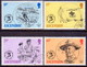 ASCENSION 1982 SG #309-13 Compl.set+m/s Used Boy Scouts - Ascension