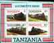 90456) Tanzania -  1985 Locomotive A Vapore BF -MNH** - Tanzania (1964-...)