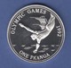 Tonga 1991 Olympische Spiele Barcelona 1992 Silbermünze One Pa'anga PP - Sonstige – Ozeanien