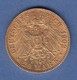 Goldmünze Preußen Wilhelm II. 20 Mark A 1902.  7,98g 900er Gold. - Sonstige & Ohne Zuordnung