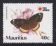 MAURITIUS 1991 FARFALLE - Mauritius (1968-...)