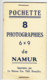 Pochette Photographique Contenant 8 Photographies 6X9 De Namur - Namur
