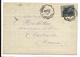 Ferroviaire Somme / Aisne CONVOYEUR TERGNIER à AMIENS 1887 Sur 15c Sage   ..G - Bahnpost