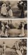 Lot De 5 Cpa Fantaisie Sépia Paysage  Photo Montage Reutlinger   Actrices Dont Otéro,... Femme. - Autres & Non Classés