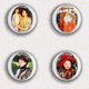 35 X Mary Cassatt Painting Fan ART BADGE BUTTON PIN SET 2 (1inch/25mm Diameter) - Other & Unclassified