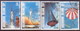 ASCENSION 1987 SG #428-32 Compl.set+m/s Used 25th Anniv Of First Manned Earth Orbit - Ascension