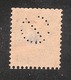 Perfin/perforé/lochung Switzerland No YT141/141a 1914 William Tell O With / - Perfins