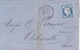 Lettre De Dieue (Dateur T18) Du 21 Juil 1875 Pour Thiberville PC Du GC 4479 Sur 20c Bleu (N° 60c) - 1849-1876: Période Classique