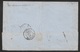 LSC - Colonies GUADELOUPE  1861 AIGLE 10c + 40c  ( Yv. 3 & 5 ) Sur Lettre De POINTE A PITRE Pour FLEURANCE ,FRANCE. - Aigle Impérial