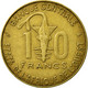 Monnaie, West African States, 10 Francs, 1997, Paris, TTB, Aluminum-Bronze - Elfenbeinküste