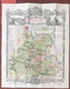 CARTE TOPOGRAPHIQUE DE LA FORET DE FONTAINEBLEAU PAR DENECOURT - Cartes Topographiques