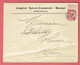 Lettre Commerciale Bierwart 155x123 - Oblit Andenne Le 16-Dece-1902 Vers Héron Sur 58 Bandelette - 1893-1900 Fine Barbe