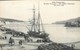 CPA 66 Pyrénées Orientales Port Vendres Quai De La Ville Bateau Attelage Tonneaux Côte Vermeille 1921 - Port Vendres