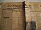 Le POPULAIRE DU CENTRE,  10 Avril 1948, Journal Quotidien Régional Socialiste SFIO - Sonstige & Ohne Zuordnung