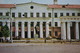 Postcard Mongolia Ulan Bator  STALIN MONUMENT Near Central Library 1960s - Mongolie