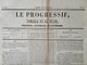 Le Progressif , Journal De La Corse , Politique , Commercial Et Littéraire . 29 Avril 1843 . Bastia . - 1800 - 1849