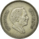 Monnaie, Jordan, Hussein, 50 Fils, 1/2 Dirham, 1984, TTB+, Copper-nickel, KM:39 - Jordania