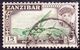 ZANZIBAR 1964 15 Cents Green & Sepia SG375 Fine Used - Zanzibar (...-1963)