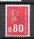 - FRANCE Variété N° 1816a ** - 80 C. Rouge Marianne De Béquet 1974 - SANS PHOSPHORE - GOMME BRILLANTE - Cote 22 EUR - - Unused Stamps