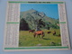 Almanach Ptt De 1975  Recto  Fox- Terrier  Verso  Au Puy- De - Sancy - Grand Format : 1971-80