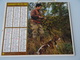 Almanach Ptt De 1980  Recto  Chasseur A L'affut  Verso Chien Avec Dans  Sa   Gueule Un Faisan - Grand Format : 1971-80