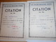 Lot De 6 Documents Militaire Ecole Preparatoire  De Tulle Correze 1944/45 - Documents Historiques