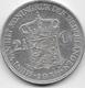 Pays Bas - 2,5 Gulden - 1938 - Argent - 2 1/2 Gulden