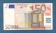 FRANCIA - 2002 - RARA BANCONOTA DA 50 EURO DUISENBERG SERIE U (L006F3) - CIRCOLATA - IN BUONE CONDIZIONI. - 50 Euro