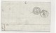 Lettre De NARBONNE Au Verso Ambulant TARASCON à CARCASSONNE - 1849-1876: Période Classique