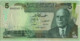 Tunisie 5 Dinars (P68) 1972 (Pref: C/1) -UNC- - Tunisie