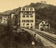 Suisse Lucerne * Hôtel Rigi Staffel Train à Crémaillère * Photo Garcin Vers 1875 - Voir Scans - Antiche (ante 1900)