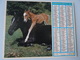Almanach Ptt De 1983 Recto Cheval , Saut  D'une Barriere  Verso   Chevaux - Tamaño Grande : 1981-90