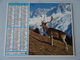 Almanach Ptt De 1985  Recto   Daim  Verso   Chien - Grand Format : 1981-90