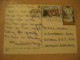 SPANISH TOWN 1980 To London England 2 Stamp Cancel Ass Donkey Post Card JAMAICA British Area West Indies - Jamaique (1962-...)