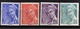FRANCE 1942 - Serie  Y.T. N° 546 A 549 - 4 TP NEUFS** - Unused Stamps